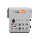 Gabinete de Acero Ventilado para Exterior 250 x 250 x 180 mm con Rieles DIN y 4 Placas Laterales para Montaje de Equipos por Fuera | WI-IOTBOXMINIV1