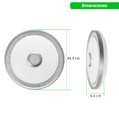Luminario LED de 40W / 3000 Lúmenes / Ø 490mm x 66mm / Voltaje 85-265V / Temperatura Fría 6500K / Conexión Bluetooth / App iLink. | JLAR-4003