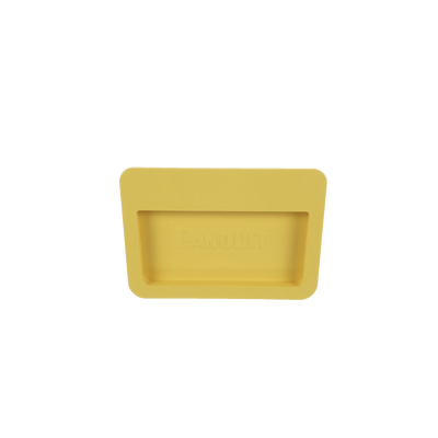 Tapa Final Para Canaletas FiberRunner™ 6x4, de Instalación a Presión, Color Amarillo | FREC6X4LYL