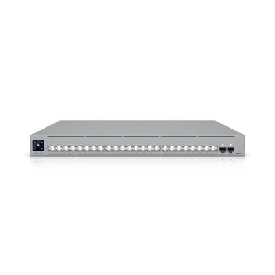 UniFi Switch USW-Pro-XG-24 / Capa 3 / 24 puertos  (16 × 10 GbE, 8 × 2,5 GbE) + 2 puertos SFP28 25 G | USW-PRO-XG-24