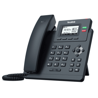 Teléfono IP Empresarial Yealink SIP T31P con 2 Líneas SIP y Conferencia de hasta 5 Participantes | SIP-T31P