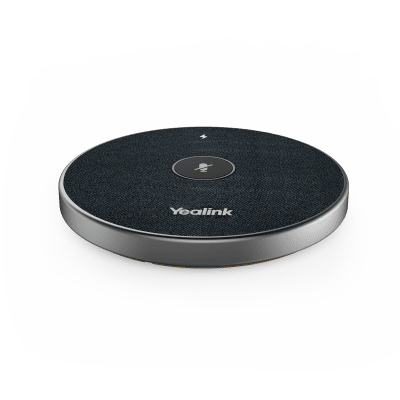 Micrófono inalámbrico 360° VCM36W-PACKAGE de Yealink para videoconferencias, con amplio alcance y cancelación de ruido. | VCM36W-PACKAGE