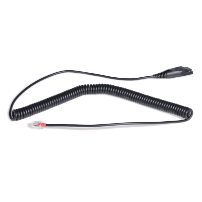 Cable QD A RJ9 de Repuesto Yealink Para Conexión De Diademas Profesionales A Teléfonos De Escritorio | QD-TO-RJ9-CORD
