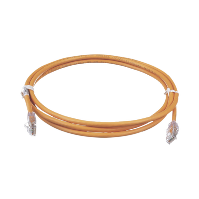Cable de Parcheo TX6, UTP Cat6, 24 AWG, CM, Color Naranja, 1.52 Metros (5 Pies) | UTPSP5ORY