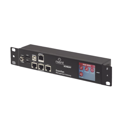 Gateway de Monitoreo Ambiental para Centro de Datos GUARDIAN / 1U Compacto / 3 Puertos de Sensores / Pantalla LCD Táctil / SNMP, BACnet, Modbus/TCP | 11079-000