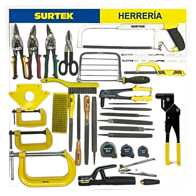 Tabla Exhibidora de Herramientas para Herrería. | THERR1