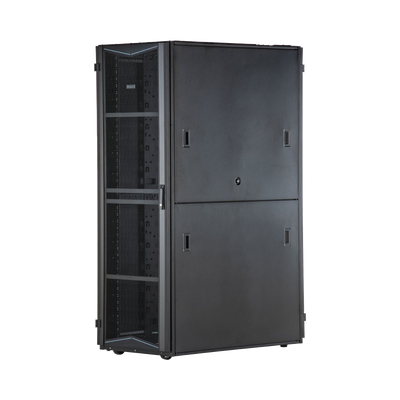 Gabinete FlexFusion para Centros de Datos, 45 UR, 600 mm de Ancho, 1070 mm de Profundidad, Fabricado en Acero, Color Negro | XG64512BS0001