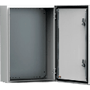 Gabinete de Uso Exterior MAS 1000 x 800 x 300 mm (39.37 x 31.50 x 11.81 in) / NEMA 4/12/13 / IP66 / IK10 / Acero Dulce 1.5 mm / Platina de Montaje Incluida / Color Gris Claro | MAS1008030R5