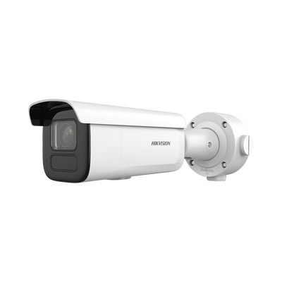 Cámara Bala IP / 6 Megapixel / Lente Motorizado 2.7-13.5 mm / IR 60 m (196.9 ft) / DarkFighter / PoE+ / Audio y Alarmas I/O / IP67 / IK10 | DS-2CD3666G2T-IZS(H)