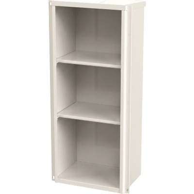 Gabinete Abierto / 3 Niveles / Sin Puerta / Acero Galvanizado / 400 x 1060 x 300 mm (15.7 x 41.7 x 11.8 in) | EI-PCB-40-106-30
