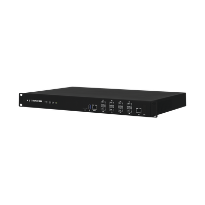Router Edge / 8 Puertos SFP+ 10 Gbps / 1 Puerto RJ45 Gigabit / Throughput 80 Gbps / 16 Núcleos / 16 GB RAM / Hot-Swappable | ER-8-XG