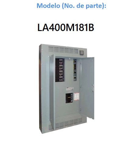SSMELE SQUARE D TABLERO I-LINE C/ITM 400A 18 CTOS TAM 1 MOD: LA400M181B