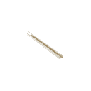 Canaleta LD10 de PVC rígido, con cinta adhesiva para instalación sin herramientas, de 38.4 x 24 x 2438 mm, Color Blanco Mate | LD10IW8-A