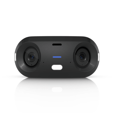 UniFi Protect G6 180 – Cámara PoE+ Dual Sensor de 16 MP para Interior/Exterior con Motor de IA Multi-TOPS y Cobertura Panorámica de 180° | UVC-G6-180-B