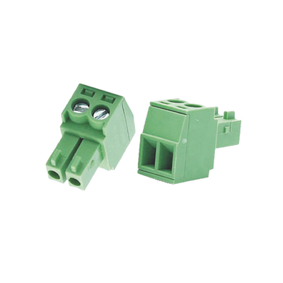 Bornera Verde Conector Macho de 3.5 mm para Paneles de Acceso, Cámaras, Múltiples Dispositivos/ 2 Tornillos | 101305175