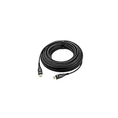 Cable Optico HDMI Híbrido | 4K@60Hz 18 Gbps | 20 m | Fibra OM3 + Cobre | LSHF | Bañado Oro 24K | HDCP 2.2 | HDR | ARC | CEC | CLS-AOCH/60F-66