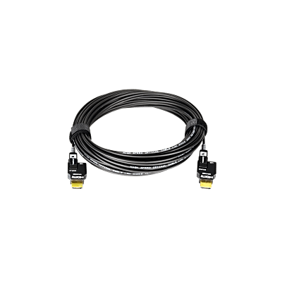 Cable Activo Óptico HDMI 4K 30 mts | 4K@60Hz 4:4:4 | 18 Gbps | Terminales Desmontables Micro-HDMI | Fibra Optica  | Libre de Halógenos LSHF | Bañado en Oro 24K | CLS-AOCH/60-98
