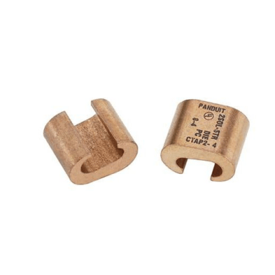 Conector de compresión tipo C StructuredGround, Conductor de cobre 1/0 Awg - 2/0 Awg, 1pz. | CTAP2/0-2/0-X