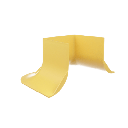 Accesorio Para Control de Radio de Curvatura, Para Uso con Canaletas FiberRunner 4x4, Color Amarillo | FRTR4X4LYL