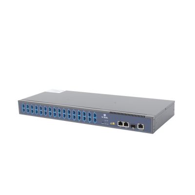 OLT de 1 GPON puerto con Splitter de 1 a 32 SC/UPC Incluido  + 3 puertos Uplink (2 puertos Gigabit Ethernet + 1 puerto SFP/SFP+) , hasta 128 ONUS | V1600GS-O32