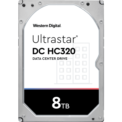 Disco Duro Enterprise 8 TB / Wester Digital (WD) / Serie Ultrastar / Recomendado para Data Center y NVRs de Alta Capacidad / Alto Performace | HUS728T8TALE6L4