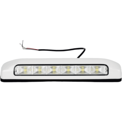 Luz de Escena, 6 LED, IP67, con bisel color blanco, Ideal para Ambulancias y Vehiculos de trabajo | XLTE2205W