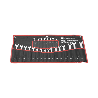 Juego de 24 Llaves Combinadas Métricas e Inglesas con Estuche. | PST-H030-02