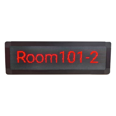 Pantalla LED de Pasillo para Hospital/Asilos, Doble Cara, Matriz 128×32, Indicadores RGB, Para Solución de Enfermería Fanvil | CMD-01