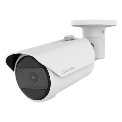 Cámara IP Tipo bala Antivandálica 5 Megapíxel / Lente fijo 3mm / IR 25 a 30M / WDR 120db / IP66 / IK10 / H.265 & WiseStream / Inteligencia Artificial Deteccion de Personas y vehiculos | QNO-C8013R