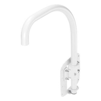 Montaje para Muro o Azotea (Parapeto, Cuello de ganso) Compatible con Cámaras Domo Samsung/Hanwha, uso Interior/Exterior | SBP-300LMW