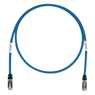 Patch Cord Cat6A, Blindado S/FTP, CM/LS0H, 10 Metros (32.81 Pies), Color Azul | STP6X10MBU