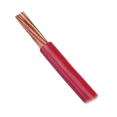 Cable 10 AWG Color Rojo, Conductor de Cobre Suave Cableado. Aislamiento de PVC, Auto Extinguible. (Venta por Metro) | SLY-304-RED