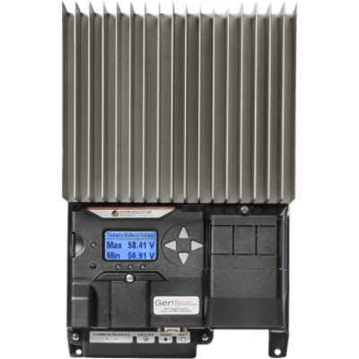 Controlador de Carga Solar MPPT / 100A 12/24/36/48V / Voc 200Vcc / Eficiencia 99% / Comunicación Modbus-Ethernet-SNMP / Sin Ventilador / ReadyRail | GSMPPT100M200V