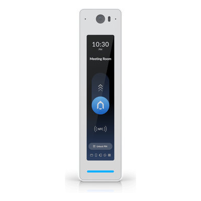 Lector de Acceso G3 Pro con NFC, PIN, App UniFi Identity, Reconocimiento Facial y Touch Pass, Intercomunicador con Video, Resistencia IP55 y Alimentación PoE | UA-G3-PRO-W