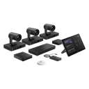 Sistema de Videoconferencia MVC-S98-C5U-004 de Yealink diseñado para Salas Extra Grandes con Triple Cámara Inteligente y Funciones Avanzadas de IA | MVC-S98-C5U-004