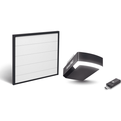 Kit Puerta de Garage 18x8 Pies (5.49 x 2.44 m) / Motor DC 1/2 HP / Insulada / Activación WiFi / Hasta 50 Controles / Lámina Calibre 26 | KIT-DOOR-188