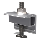 Abrazadera Final / End Clamp / Compatible con Módulos 30-40 mm / Para Sistemas N Rail y S Rail  BASEL / Fijación de Paneles Solares | N00014