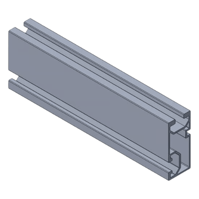 Basel N Rail 4.72 /Riel de Aluminio para Montaje de Modulos Fotovoltaicos / Aluminio Serie 6000 / 3.74 kg por Pieza / Compatible con Techos Planos e Inclinados | N00015