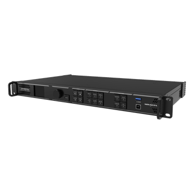 Controlador All-in-One VX400 Pro / Procesamiento de Video 4K×2K@60Hz / 4 Puertos Ethernet Gigabit / 2.6 Millones de Píxeles / 6 Capas de Video / Fibra Óptica 10G / USB 3.0 Playback / Control Remoto | VX400PRO