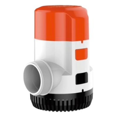 Bomba Sumergible Eléctrica Marina SEAFLO 12V / 3700 GPH (14,000 LPH) / No Automática / Protección Anti-Aire / Sellos Herméticos / Cableado Marino Bloqueado / Puertos Rectos o 90° / Impulsor Grande / Motor Robusto / Conector | SFBP1-G3700-01