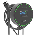 Estación de Carga para Vehículos Eléctricos / 48 A / 11.5 kW / Conector Tipo 1 (SAE J1772) / 220-250 V Monofásico / Pantalla LCD 4.3 in (10.9 cm) / Cable TPU 5 m (16.4 ft) / Plug and Play / APP Móvil / RFID / Carcasa Aluminio y UL94-V0 | S01US48A