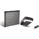 Kit Puerta de Garage 12x8 Pies / Lisa Línea Central / Color Blanco / Insulada 43 mm / Motor FS1000M 1/2 HP / Interfaz WiFi ACCESSWIFI / Incluye 3 Controles | KIT-DOOR-128CF