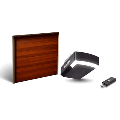 KIT COMPLETO Incluye /Puerta D/ Garage / APDOORGF 9x9 Pies / Lisa Linea Central / Color blanco / Insulada / Interfase ACCESSWIFI / Extension ACCESSEXTRAILC /Motor FS1000M / 1/2HP / Fuerte/Silencioso/Luz LED/Motor DC . | KIT-DOOR-99GF