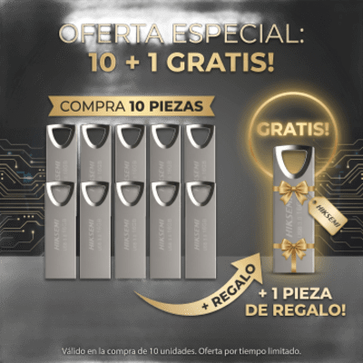 KIT 10 + 1 de Memoria USB M200 de 64 GB / USB 3.0 | HS-USB-M200/64G/KIT