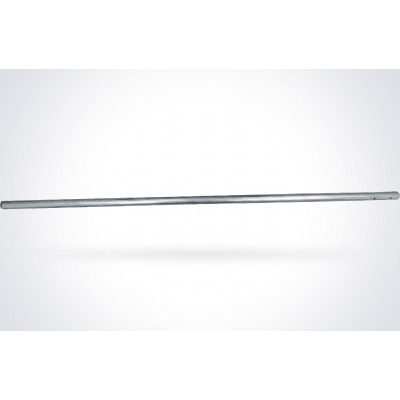 Poste de Esquina / Tubo de Acero Galvanizado / Diámetro 1" / Longitud 120 cm / Espacio para 5 Aisladores Esquina / Sin pintar / Peso 0.8 KG | SF-POST-5-ESQ