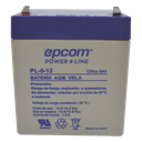 Batería 12 Vcc / 5 Ah / UL / Tecnología AGM-VRLA / Para uso en equipo electrónico Alarmas de intrusión / Incendio/ Control de acceso / Video Vigilancia / Terminales F1 / Cargador recomendado CHR-80. | PL512