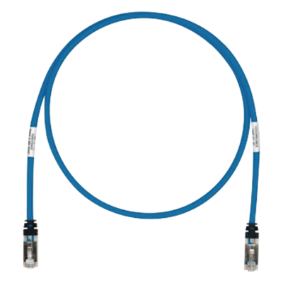 Patch Cord S/FTP Cat6A / 500 MHz / 0.30 m (1 ft) / 26 AWG / CM/LSZH / Azul | STP6X1BU