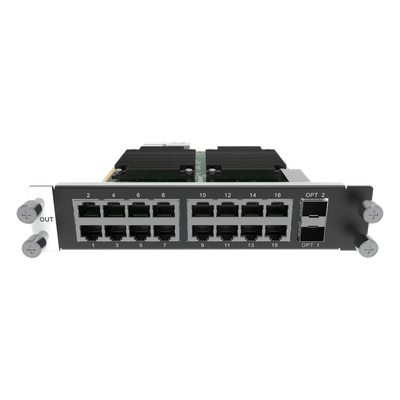 Tarjeta de envío LED 4K / 16 puertos RJ45 Gigabit / 2 puertos STP / 10.4M píxeles / 2 slots | H-16XRJ45-2FSC