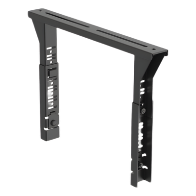 Soporte Trapezoidal Apilable / 300 mm (12") Ancho / Acero Recubierto en Polvo / Negro / Centros de Datos | PWB12FRTBBL