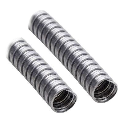 Tubo Flexible Metálico / 3/8" (9.5 mm) / Acero Galvanizado / Rollo 20 m (65.6 ft) / NEMA FB-1 / UL 514B | ANC-CFX38-20
